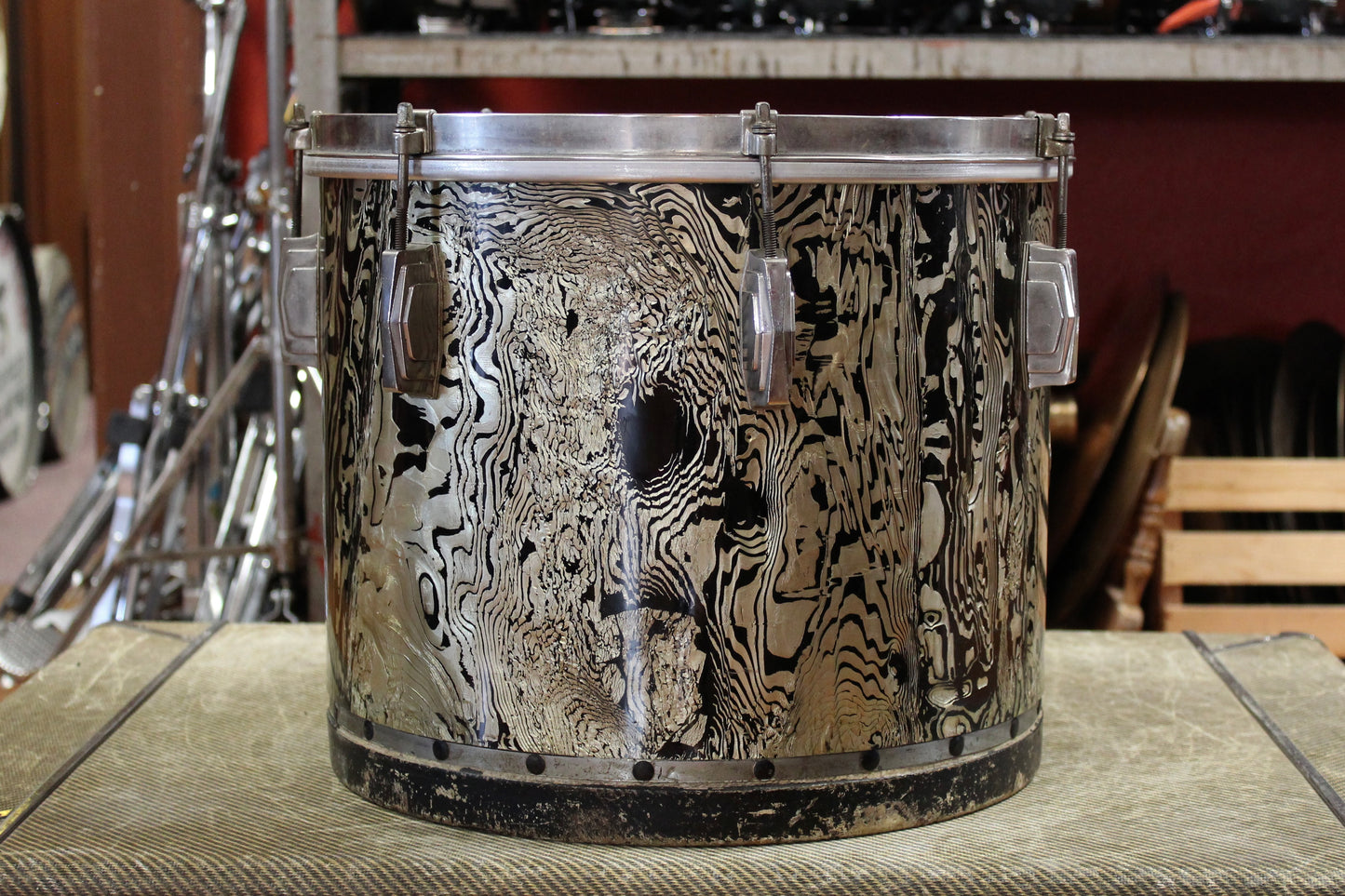 1930's Ludwig and Ludwig 12x14 Tom Tom in Abalone Pearl