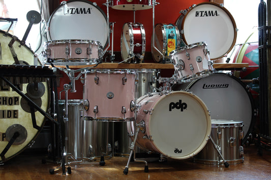 PDP New Yorker 4pc Drum Set Shell Pack - Pale Rose Sparkle