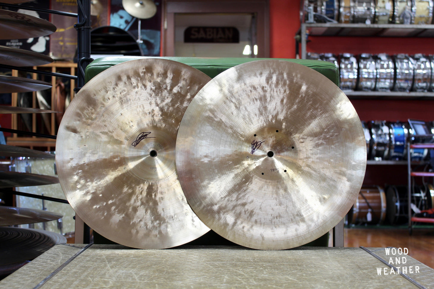 PGB Artisan Cymbals 16" China Hi-Hat Cymbals 880/980g