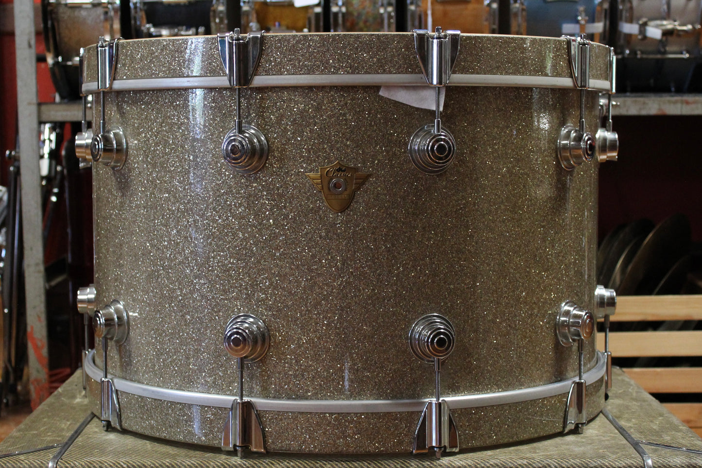 2000's DW Classic Series 14x24 Bass Drum in Broken Glass Finish