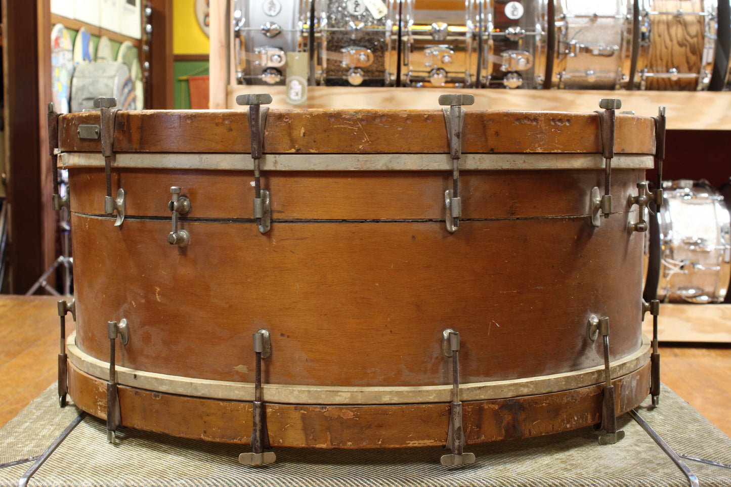 1920s Walberg and Auge "Carry-All" 10x25.5 & 4x14 in Natural Maple