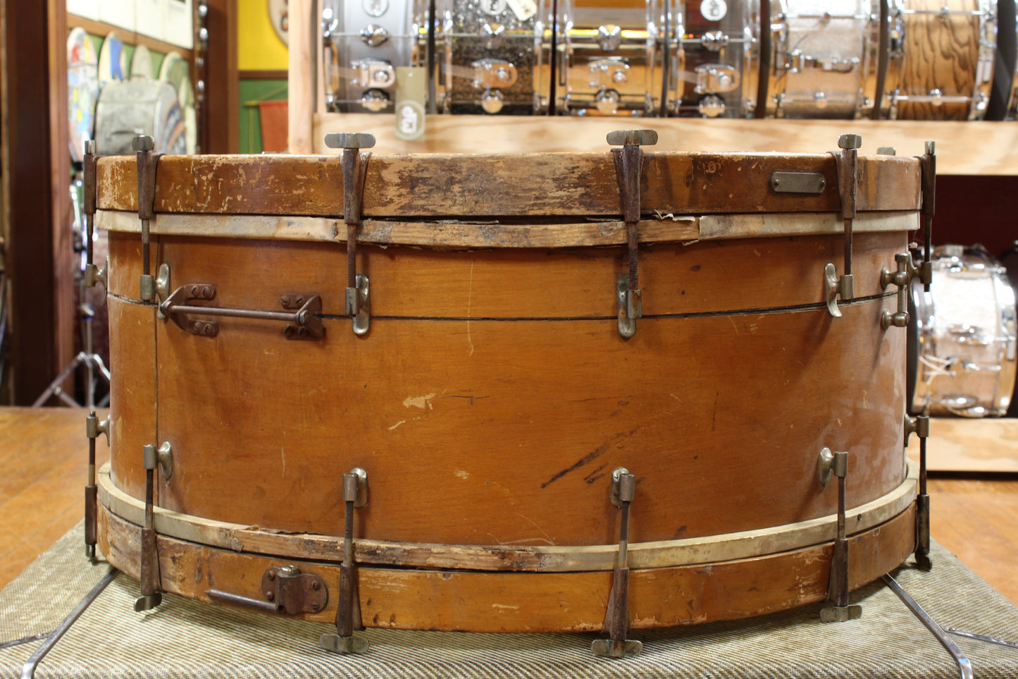 1920s Walberg and Auge "Carry-All" 10x25.5 & 4x14 in Natural Maple