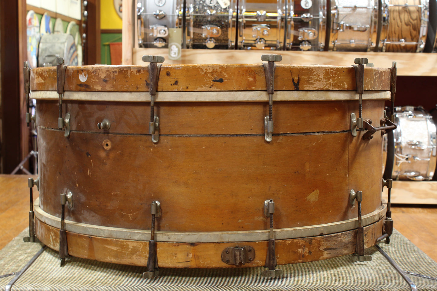 1920s Walberg and Auge "Carry-All" 10x25.5 & 4x14 in Natural Maple