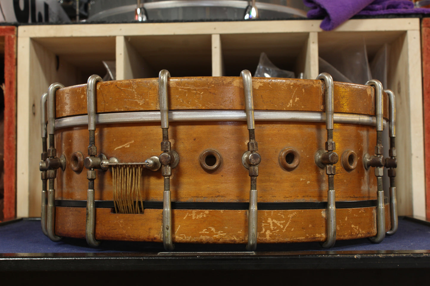 1920s Walberg and Auge "Carry-All" 10x25.5 & 4x14 in Natural Maple