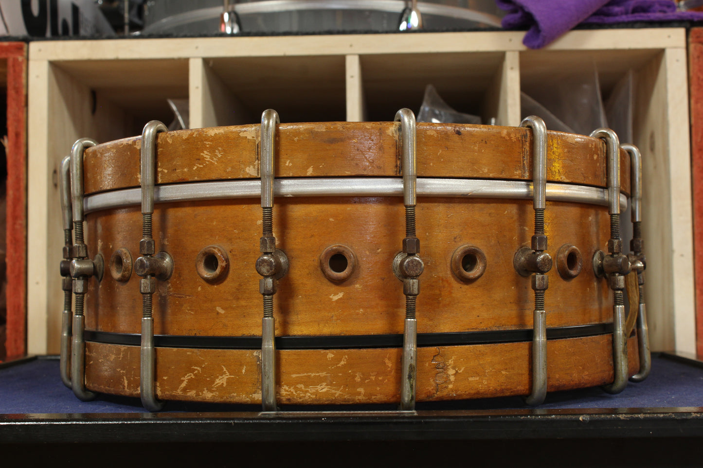 1920s Walberg and Auge "Carry-All" 10x25.5 & 4x14 in Natural Maple
