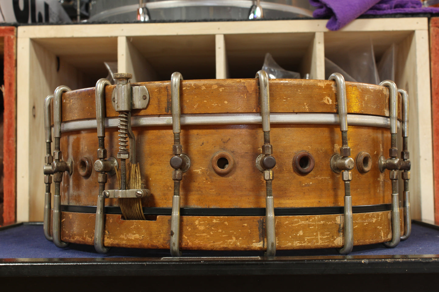1920s Walberg and Auge "Carry-All" 10x25.5 & 4x14 in Natural Maple
