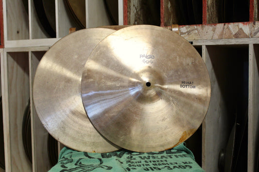 1980s Paiste 14" 404 Hi-Hats 614/699g