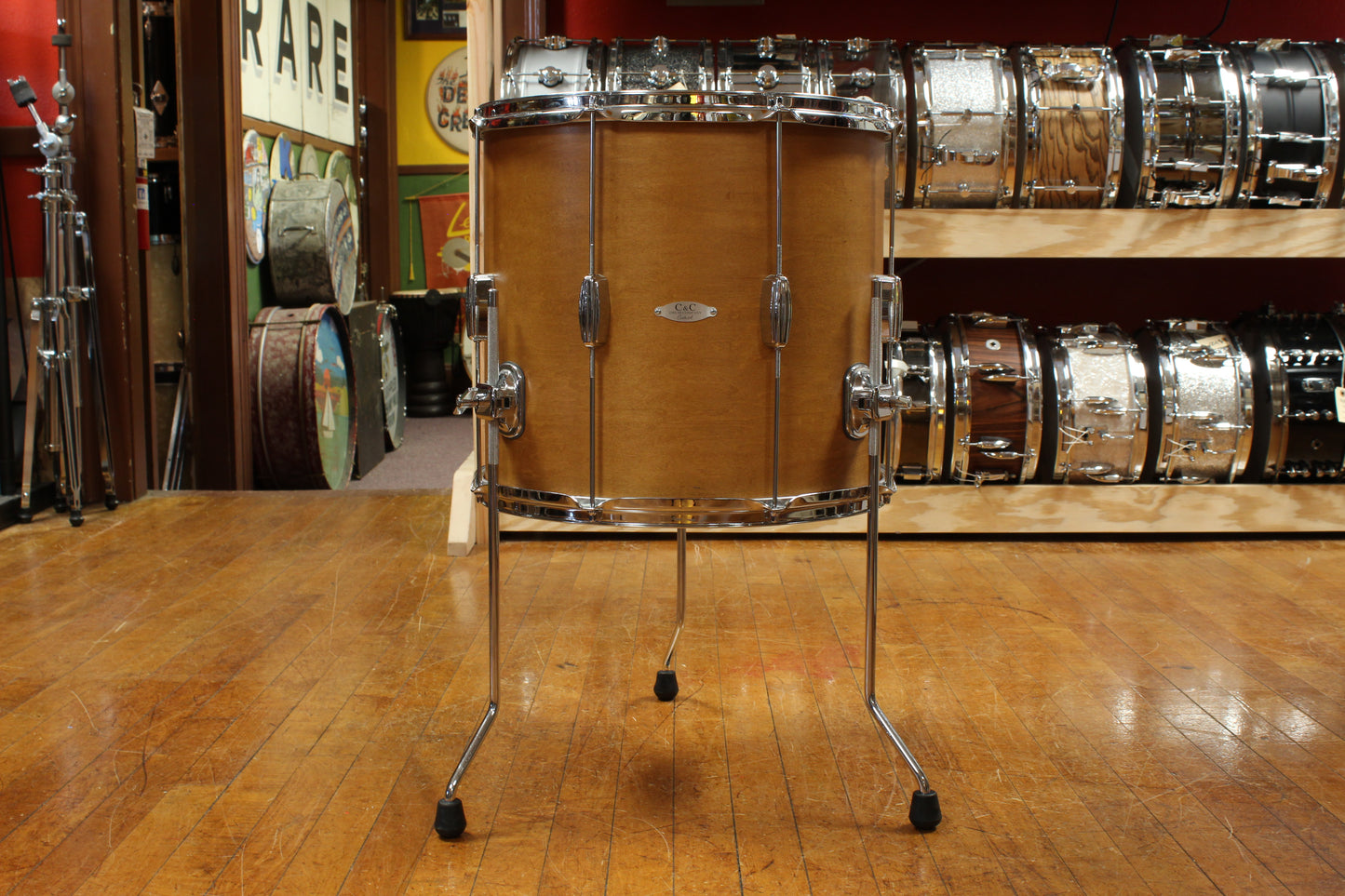 C&C Player Date II Big Beat Outfit in Aged Maple 14x22 9x13 16x16