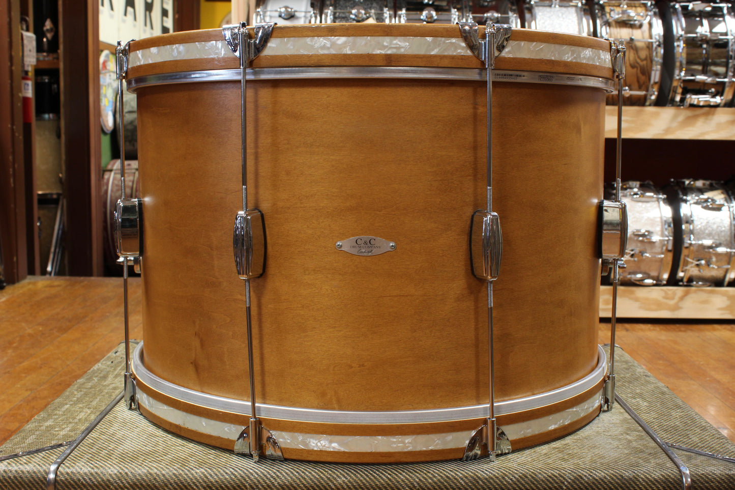 C&C Player Date II Big Beat Outfit in Aged Maple 14x22 9x13 16x16