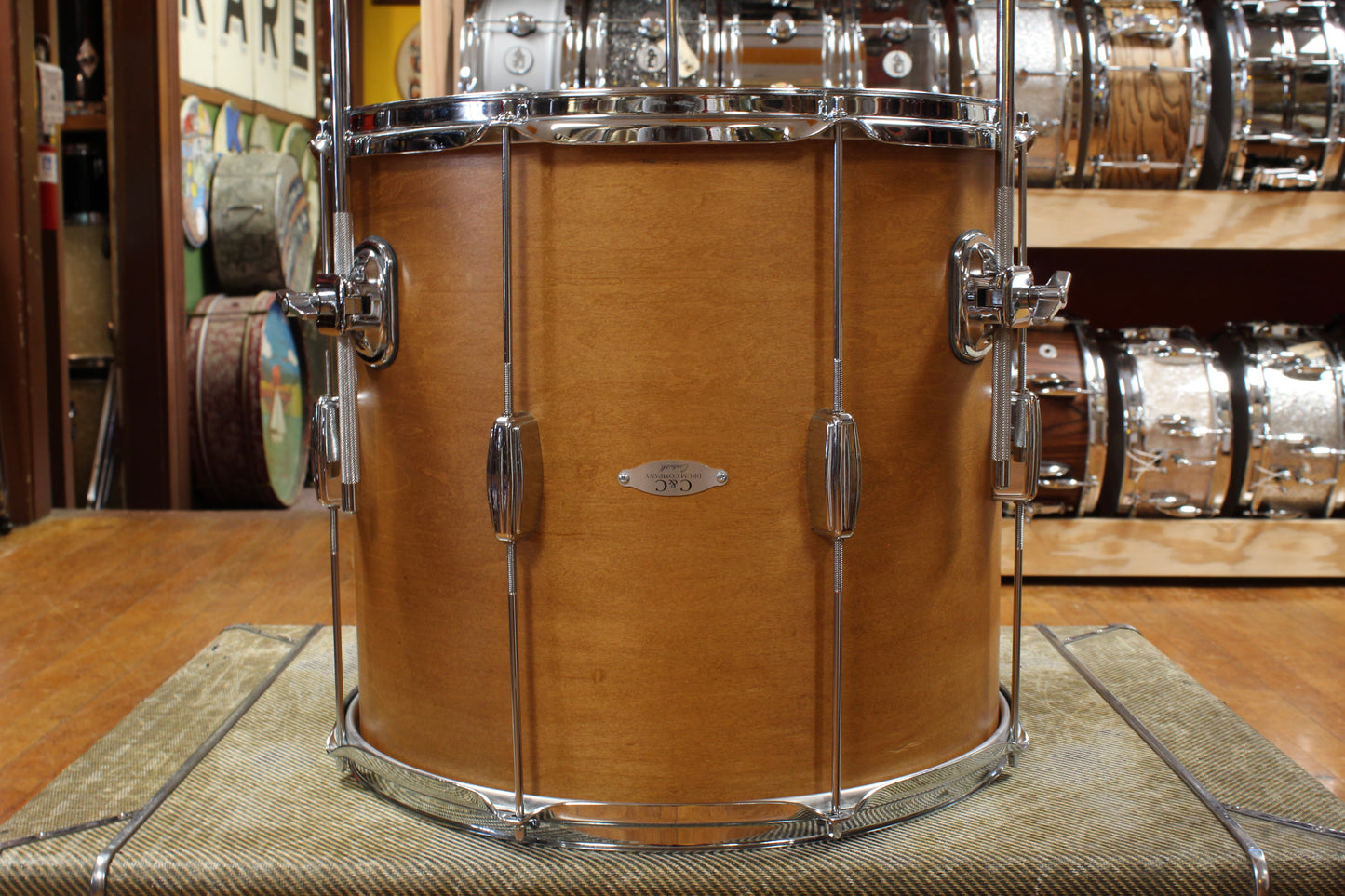 C&C Player Date II Big Beat Outfit in Aged Maple 14x22 9x13 16x16