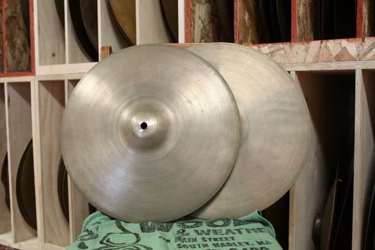 1960s A. Zildjian 14" Hi-Hats 696/869g