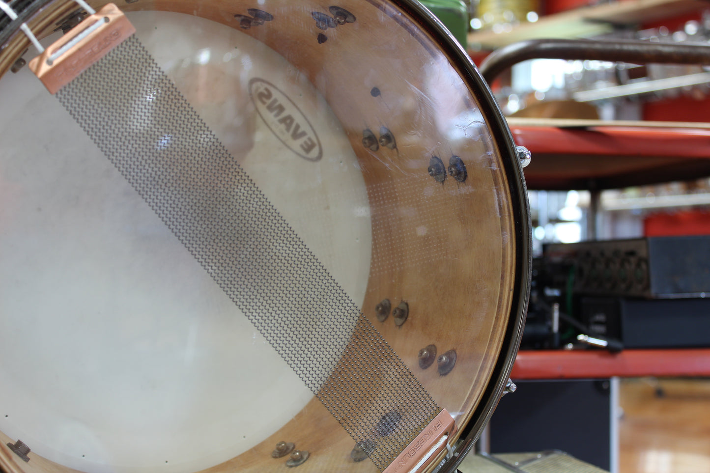 00s Orange County 7X13 Snare Drum in Red Glitter