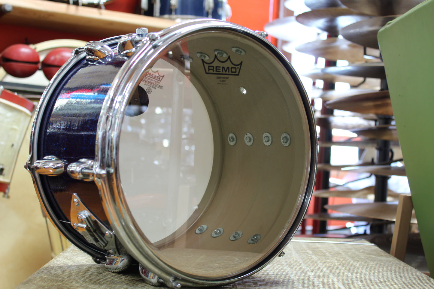 1960's Slingerland 8"x12" Tom in Blue Sparkle