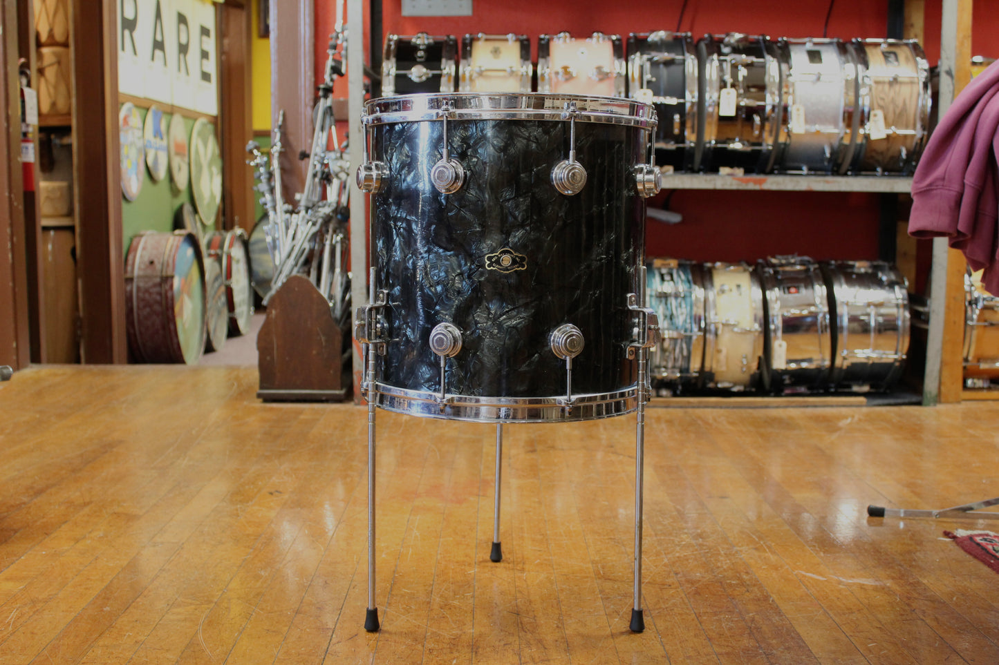 1950s George Way Aristocrat Outfit in Black Diamond Pearl 14x20 8x12 14x14 5.5x14