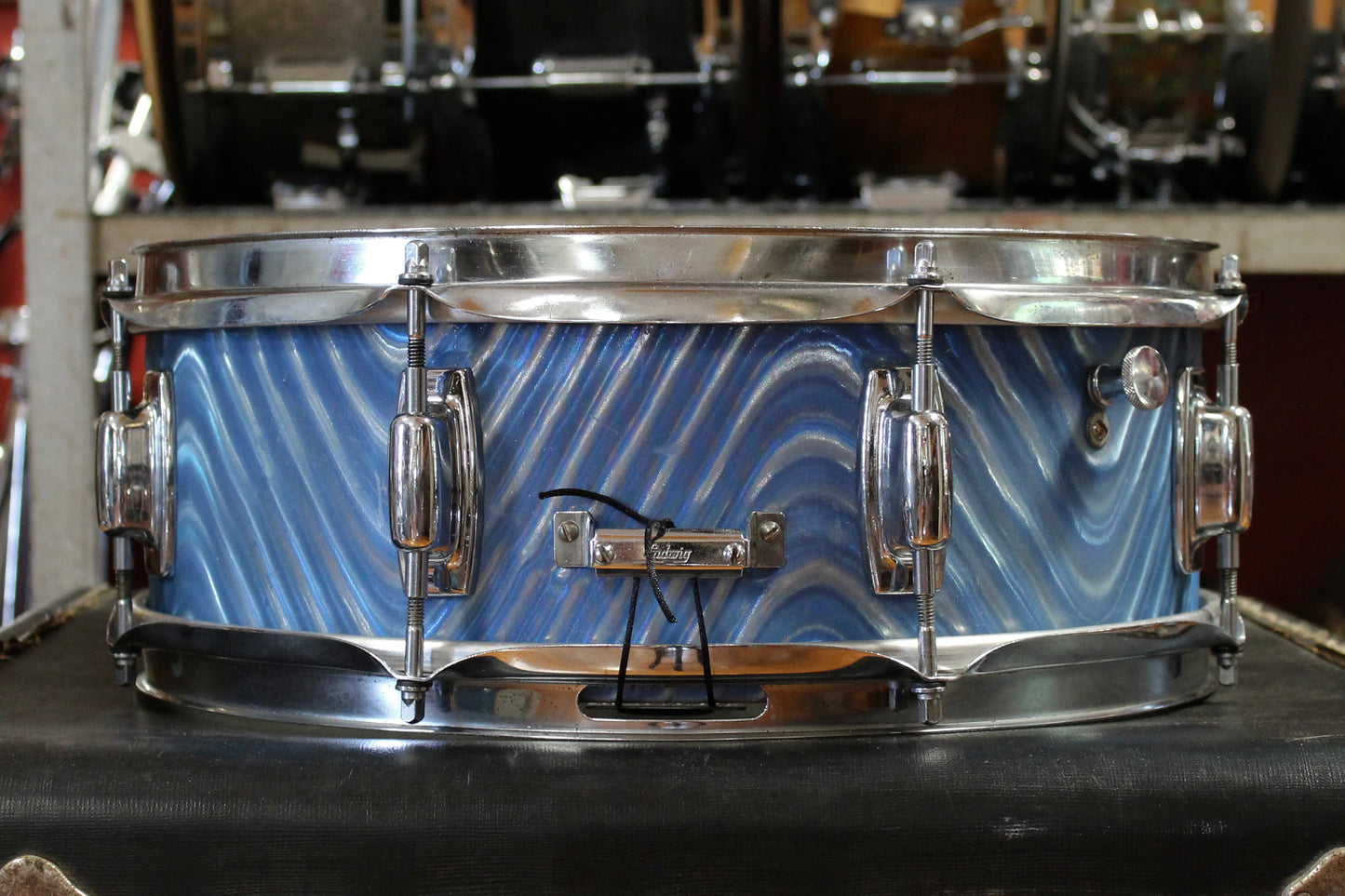 1970's Ludwig Standard Outfit in Blue Astro 14x20 14x14 8x12 5x14