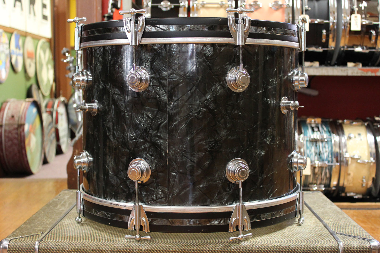 1950s George Way Aristocrat Outfit in Black Diamond Pearl 14x20 8x12 14x14 5.5x14