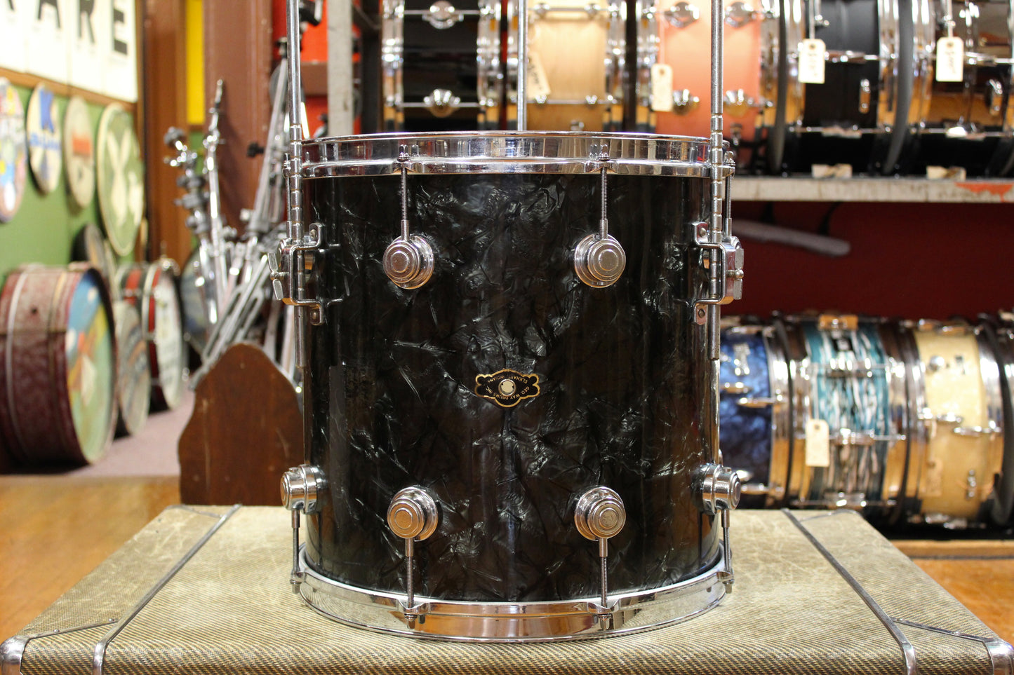 1950s George Way Aristocrat Outfit in Black Diamond Pearl 14x20 8x12 14x14 5.5x14