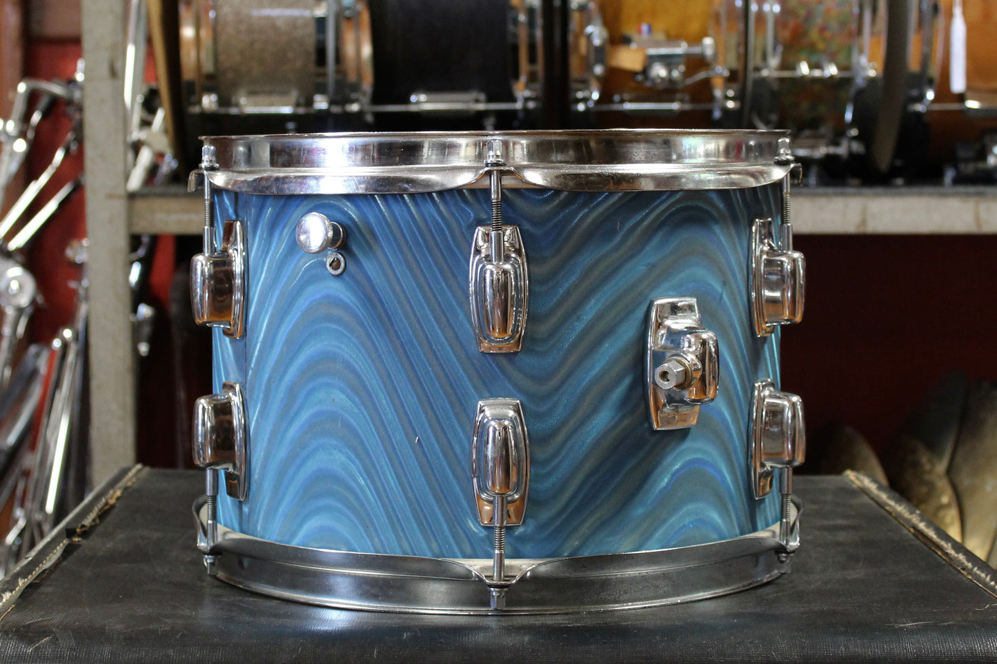 1970's Ludwig Standard Outfit in Blue Astro 14x20 14x14 8x12 5x14