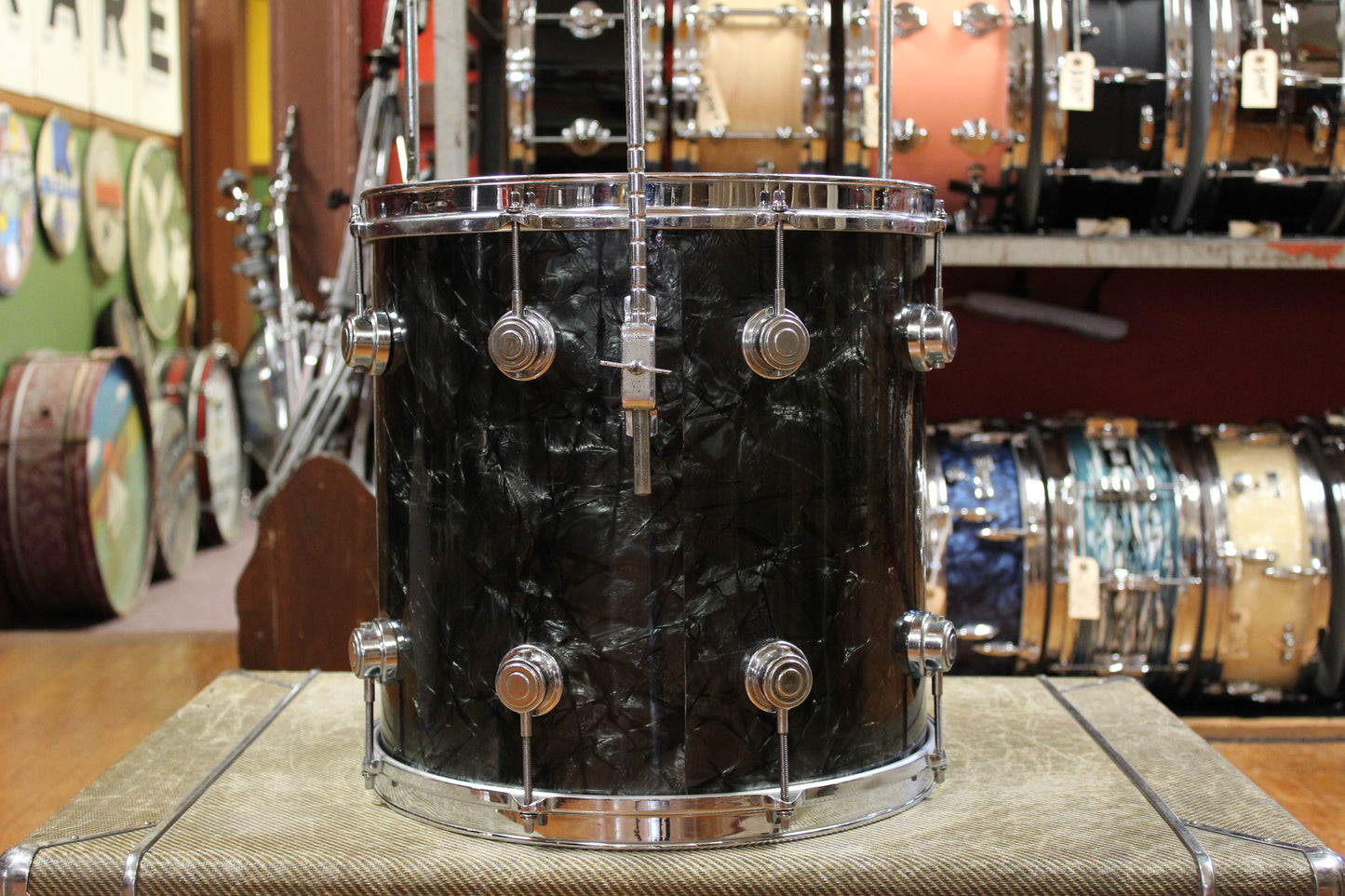 1950s George Way Aristocrat Outfit in Black Diamond Pearl 14x20 8x12 14x14 5.5x14