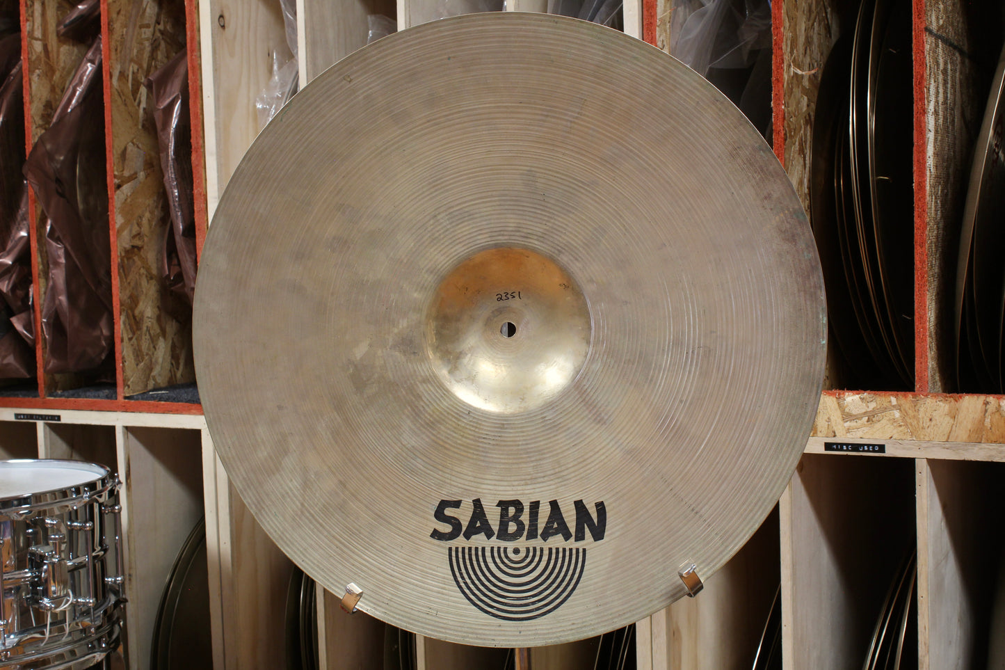 Sabian 21" HH Hand Hammered Vintage Ride 2351g