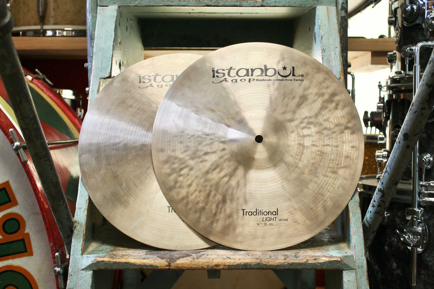 Used Istanbul Agop 14" Traditional Light Hi-Hats 951/1087g