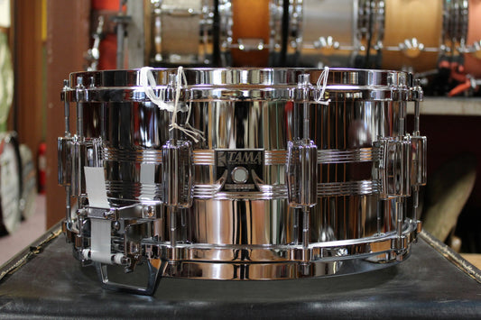 Tama 50th Anniversary Limited Edition Mastercraft Reissue "8056" Steel Snare Drum