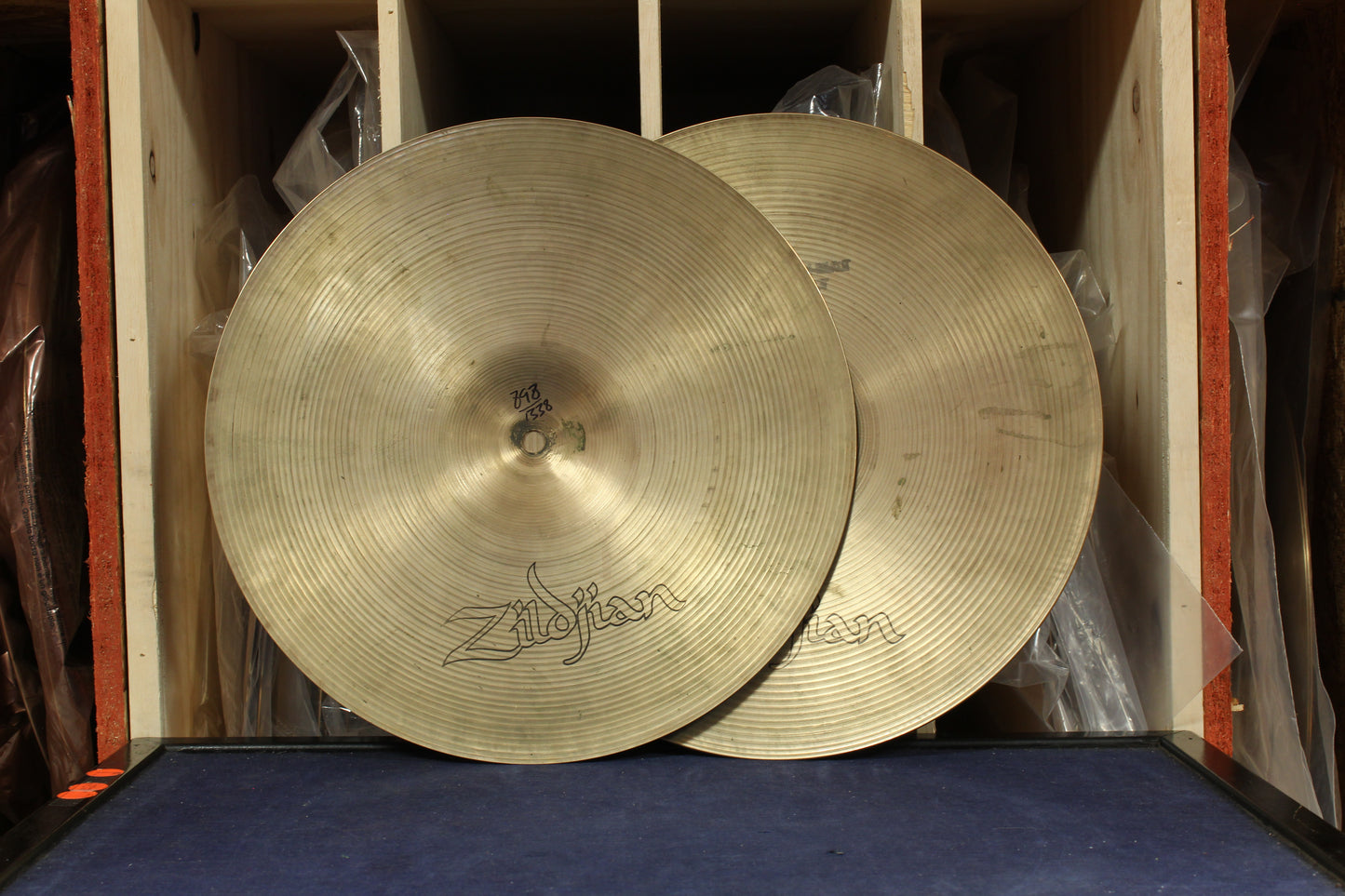 1970s Zildjian 14" A New Beat Hi-Hats 898/1338g