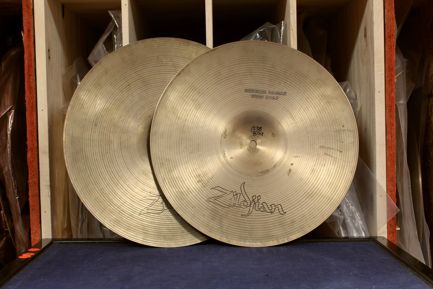 1970s Zildjian 14" A New Beat Hi-Hats 898/1338g