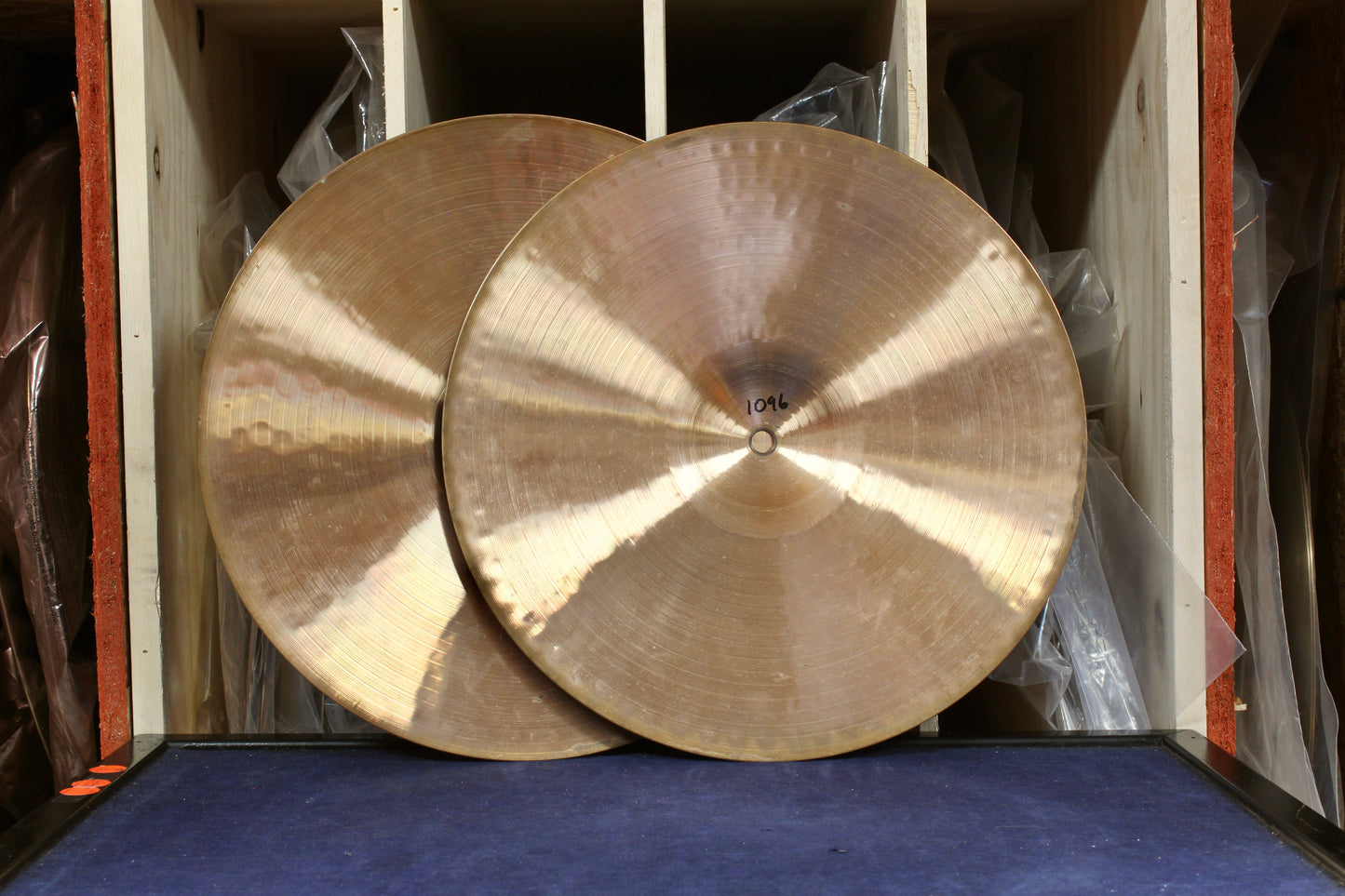 1980s Paiste 14" 404 Hi-Hats 964/1096g