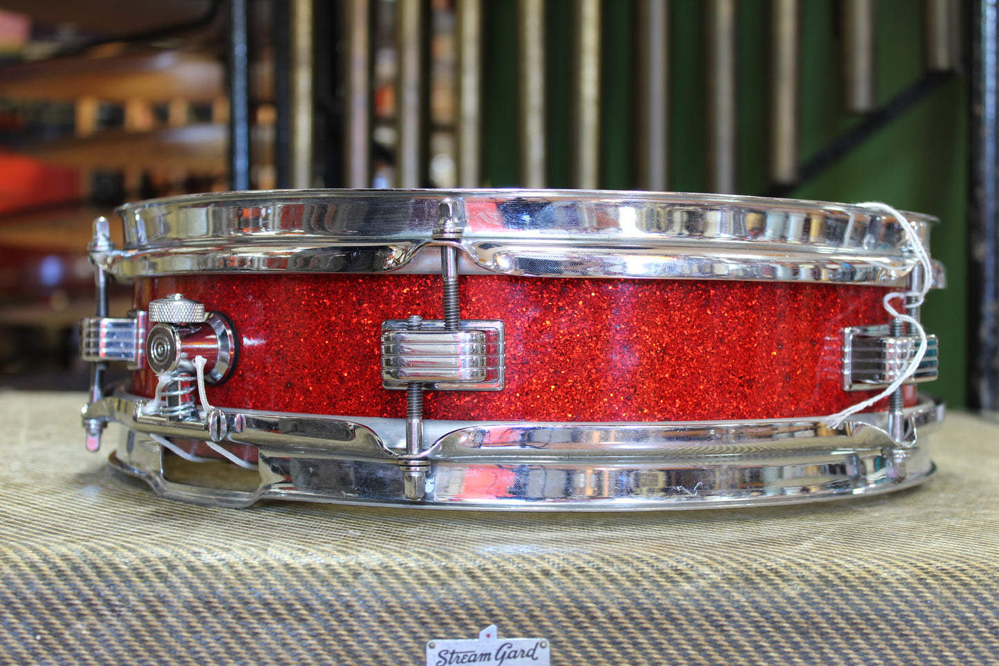 1950s WFL 3"x13" Buddy Rich "Be-Bop" Snare Drum in Red Flash