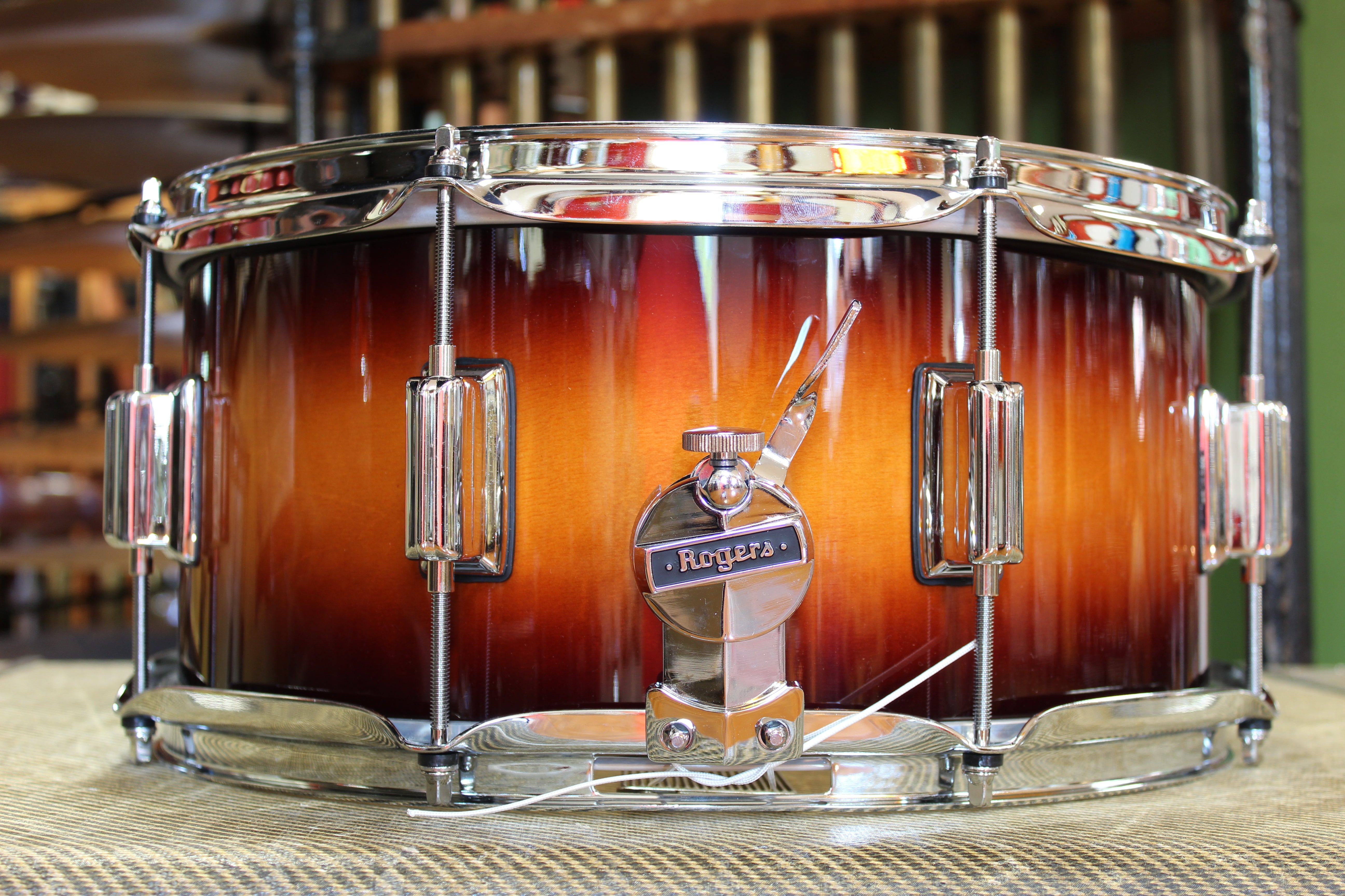 Vintage rogers deals snare drum