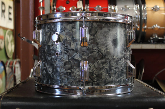 1960s Rogers 9x13 Tom in Black Diamond Pearl