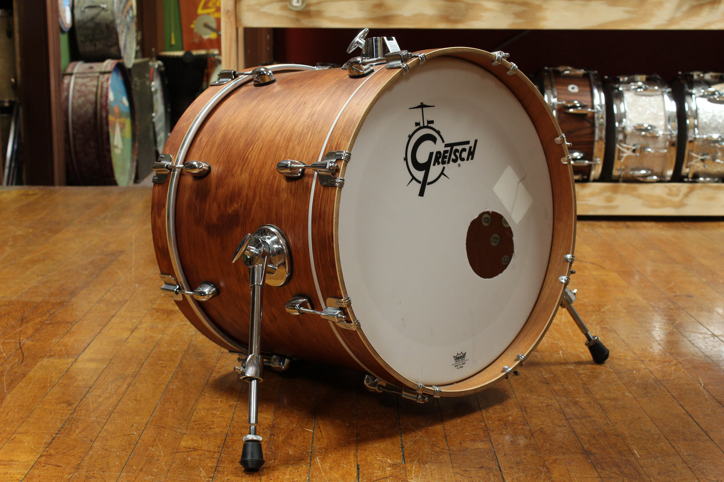 Gretsch Catalina Club Outfit in Satin Walnut Glaze 14x18 8x12 14x14 5x14