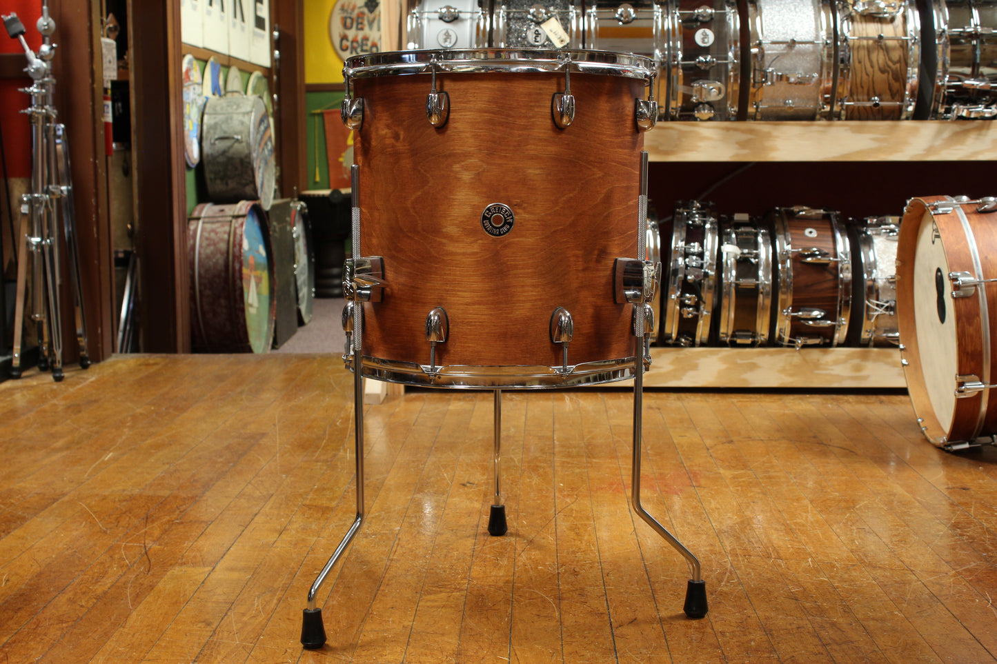 Gretsch Catalina Club Outfit in Satin Walnut Glaze 14x18 8x12 14x14 5x14
