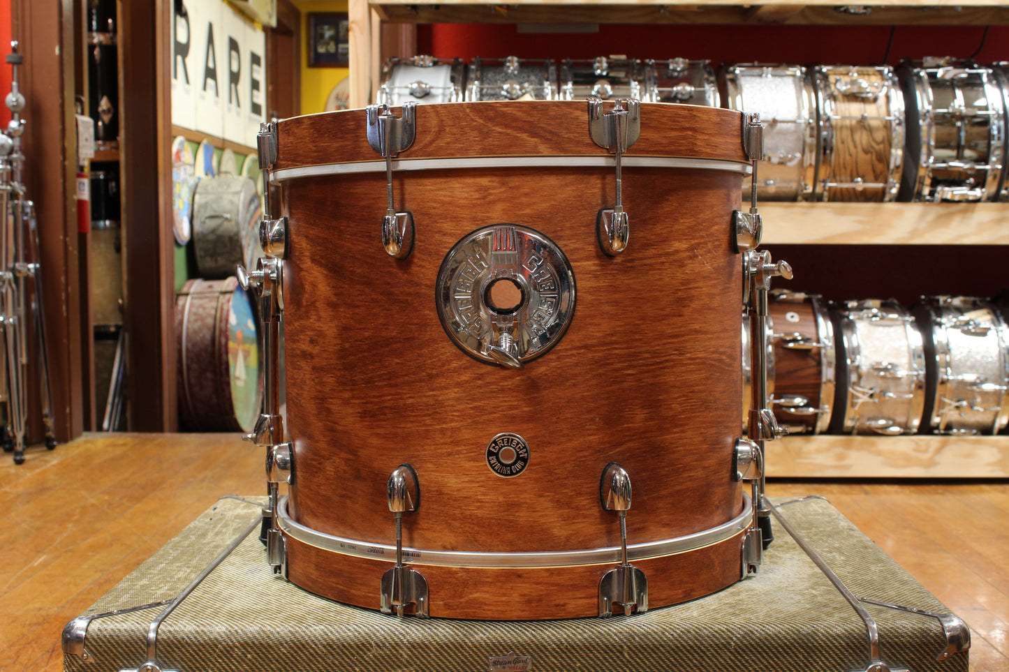Gretsch Catalina Club Outfit in Satin Walnut Glaze 14x18 8x12 14x14 5x14