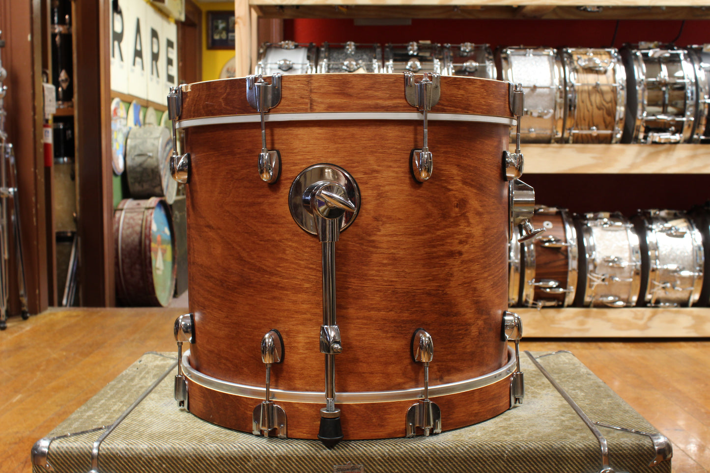 Gretsch Catalina Club Outfit in Satin Walnut Glaze 14x18 8x12 14x14 5x14