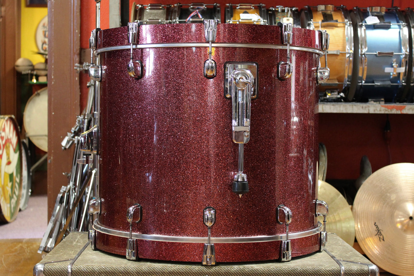 2000's Tama Starclassic BB Outfit in Coral Red Sparkle 18x22 12x14 9x12 8x10