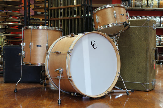 C&C Drum Company Player Date I in Natural Mahogany 14x22 15x16 8x13
