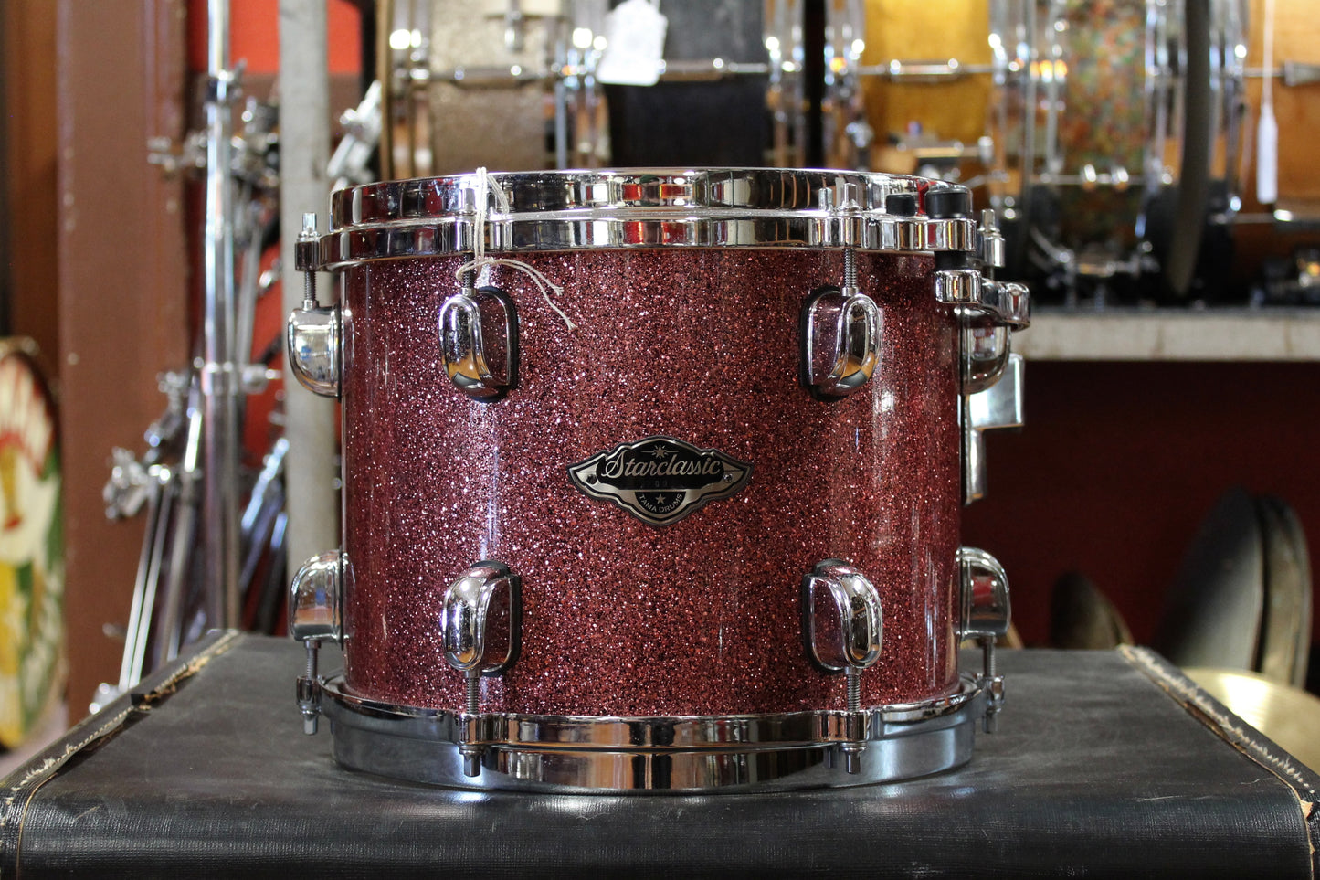 2000's Tama Starclassic BB Outfit in Coral Red Sparkle 18x22 12x14 9x12 8x10