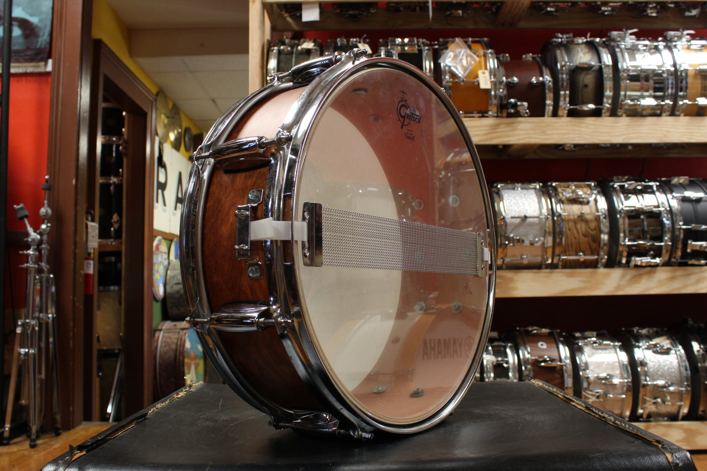 Gretsch Catalina Club Outfit in Satin Walnut Glaze 14x18 8x12 14x14 5x14