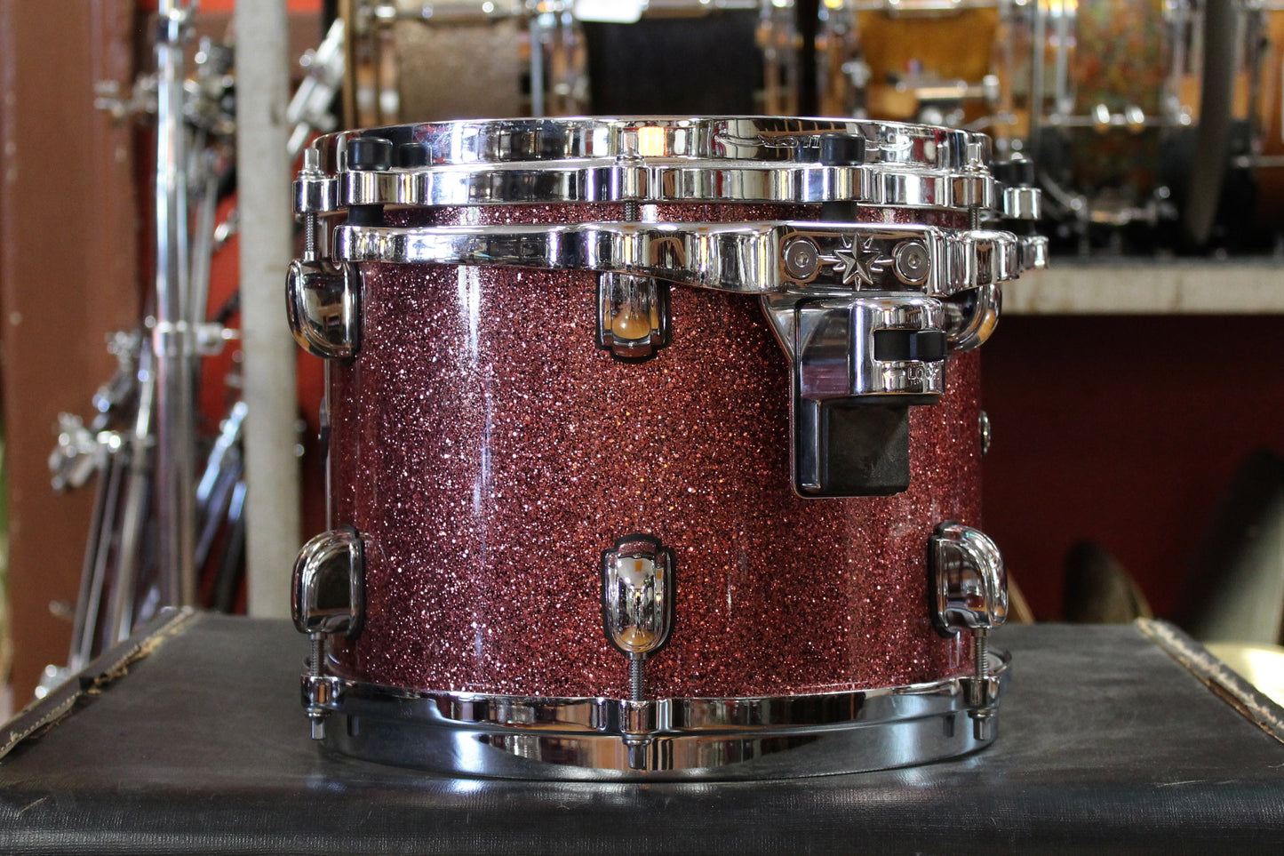 2000's Tama Starclassic BB Outfit in Coral Red Sparkle 18x22 12x14 9x12 8x10