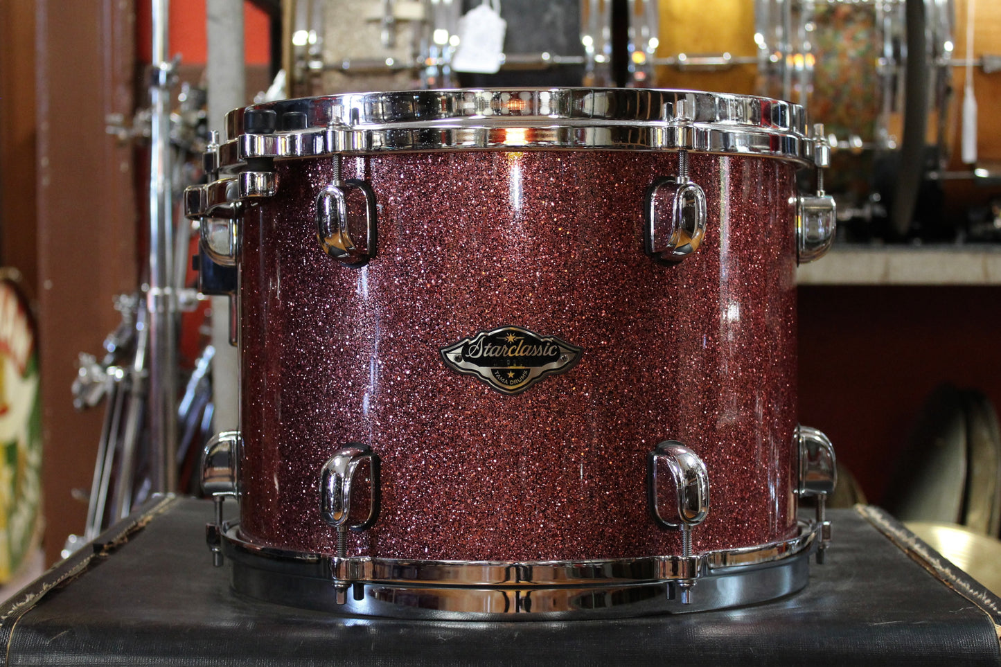 2000's Tama Starclassic BB Outfit in Coral Red Sparkle 18x22 12x14 9x12 8x10