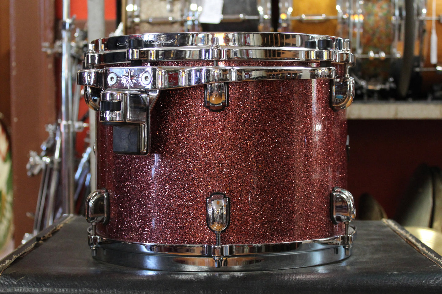 2000's Tama Starclassic BB Outfit in Coral Red Sparkle 18x22 12x14 9x12 8x10