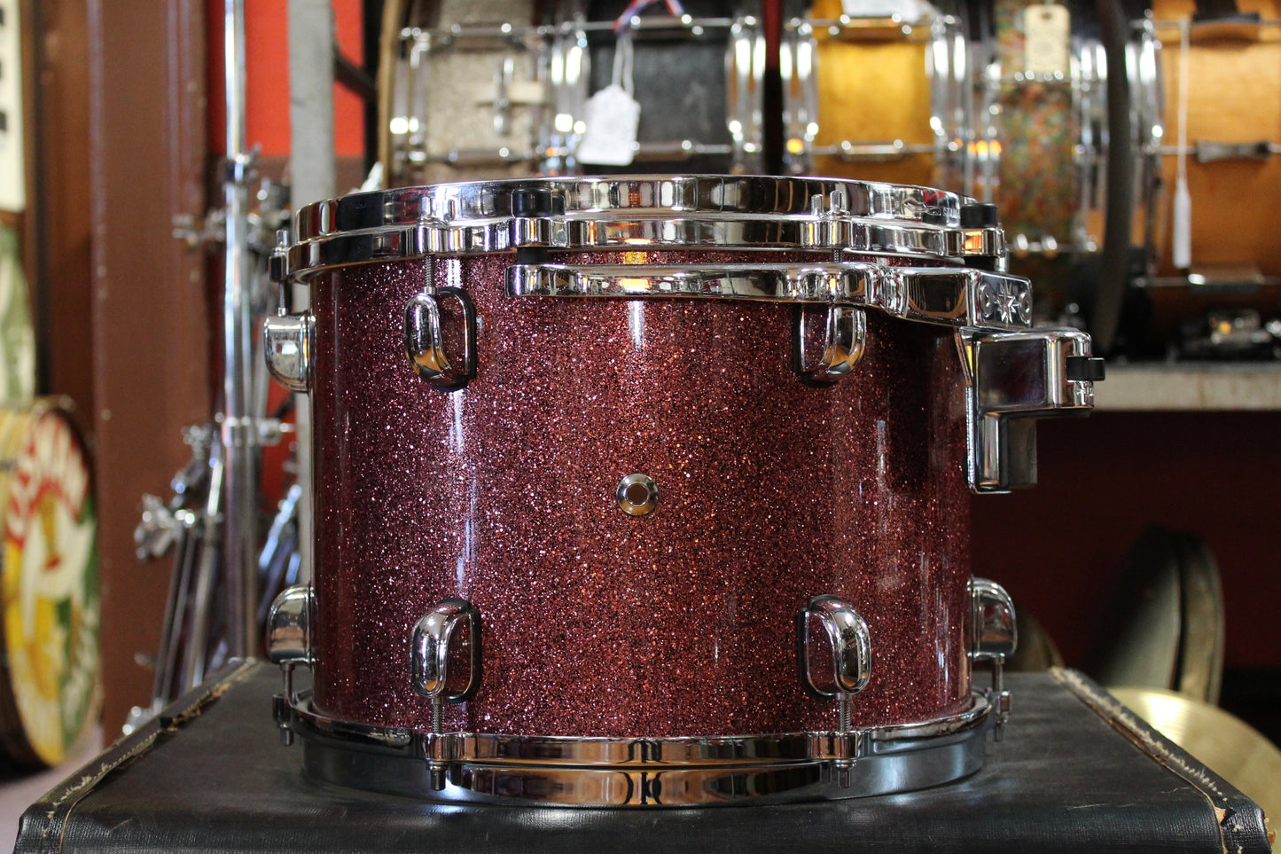 2000's Tama Starclassic BB Outfit in Coral Red Sparkle 18x22 12x14 9x12 8x10