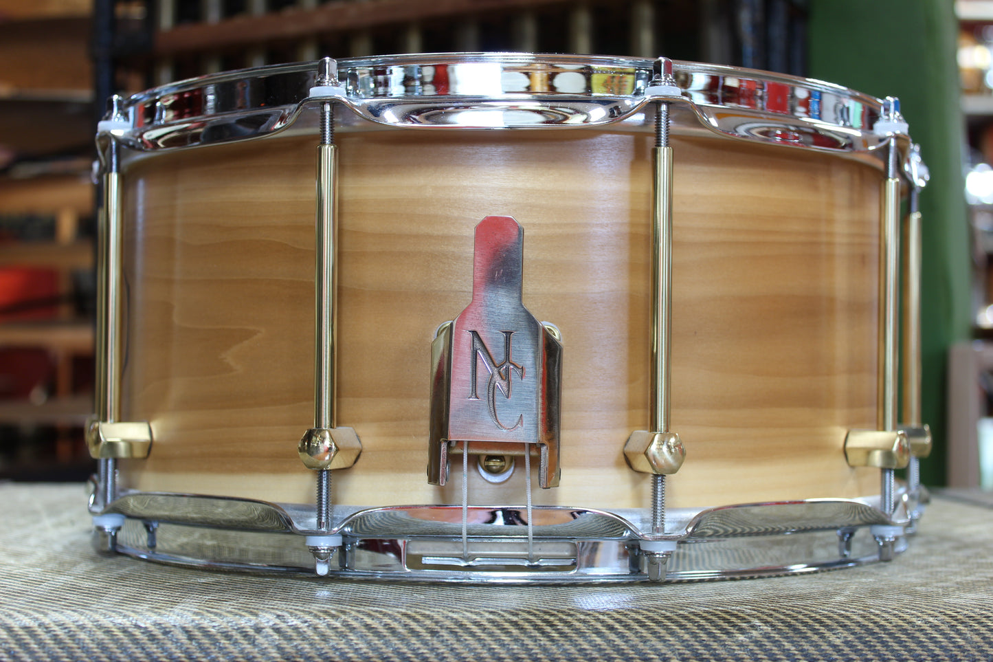 2017 Noble & Cooley Solid Shell Classic Snare Drum in Tulip