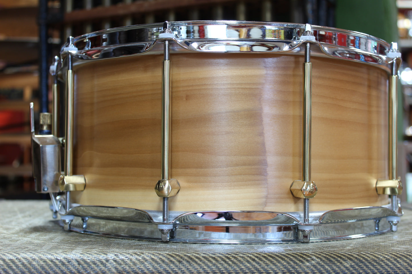 2017 Noble & Cooley Solid Shell Classic Snare Drum in Tulip