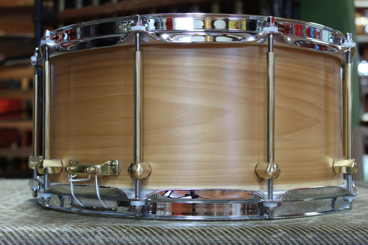 2017 Noble & Cooley Solid Shell Classic Snare Drum in Tulip