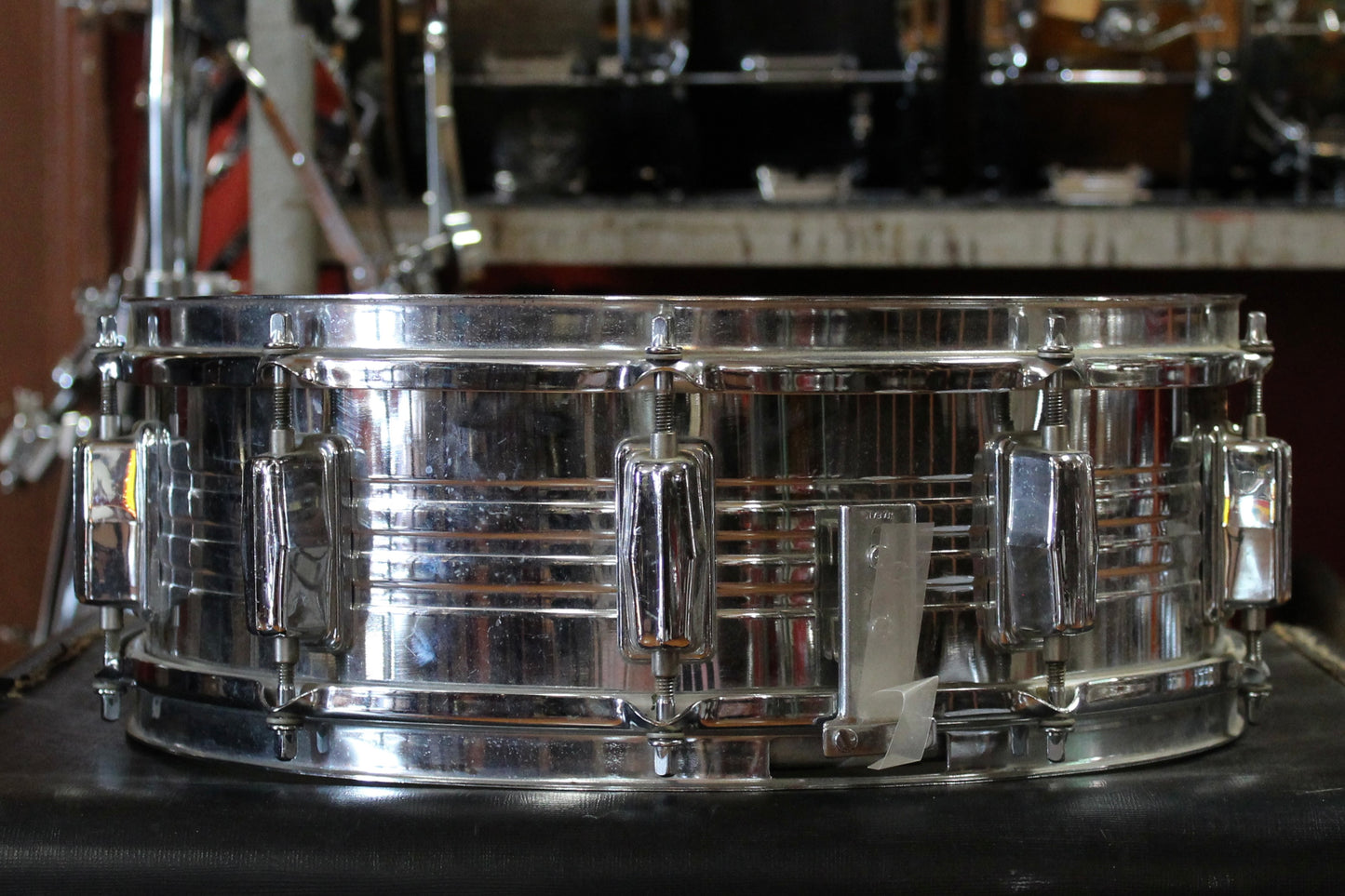 1980's Pearl 5x14 Jupiter Model Steel Snare Drum