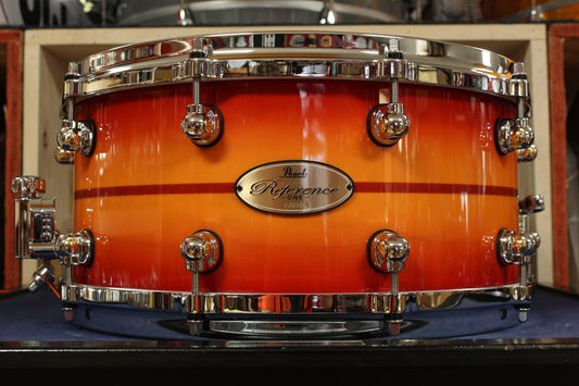 Pearl Reference One 6.5"x14" Snare Drum in Sunburst Redstripe