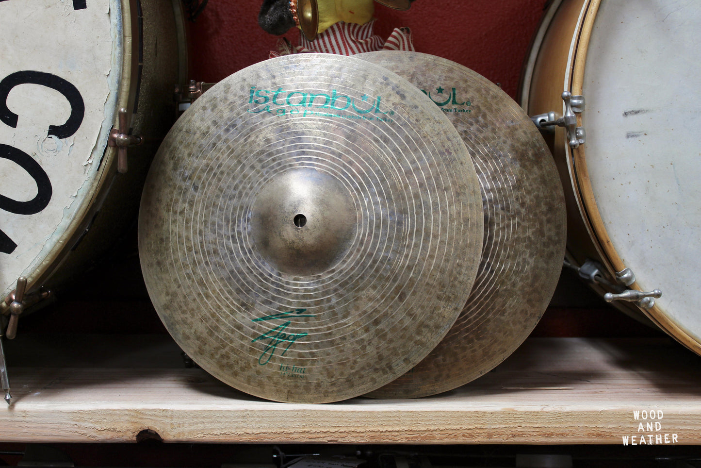 Used Istanbul Agop 14" Signature Hi-Hat Cymbals 865/907g